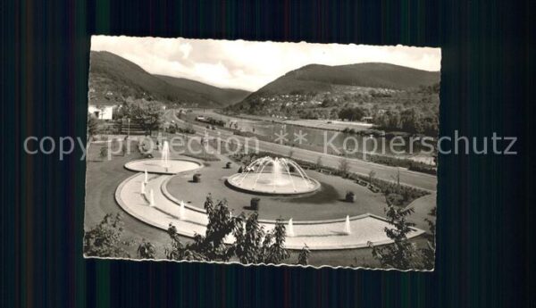 Eberbach Neckar Kuranlagen Wasserspiele