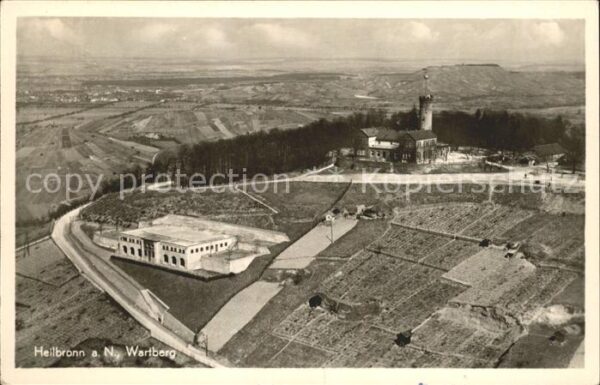 Heilbronn Neckar Wartberg Fliegeraufnahme