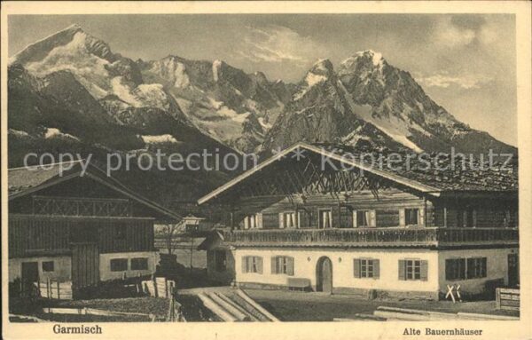 Garmisch-Partenkirchen Alte Bauernhäuser