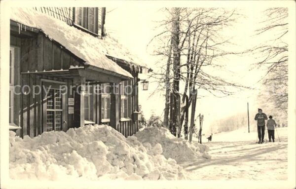 Schmiedefeld Rennsteig Berggaststätte Stutenhaus Winteridyll