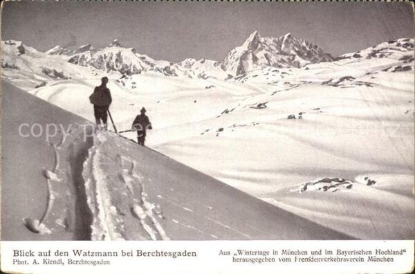 Berchtesgaden Der Watzmann