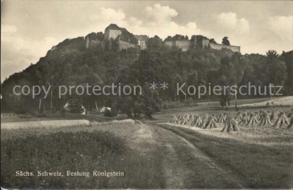 Saechsische Schweiz Festung Königstein