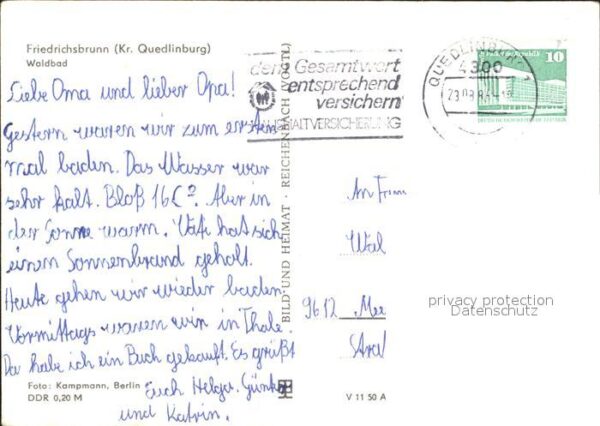 Friedrichsbrunn Harz Waldbad – Bild 2