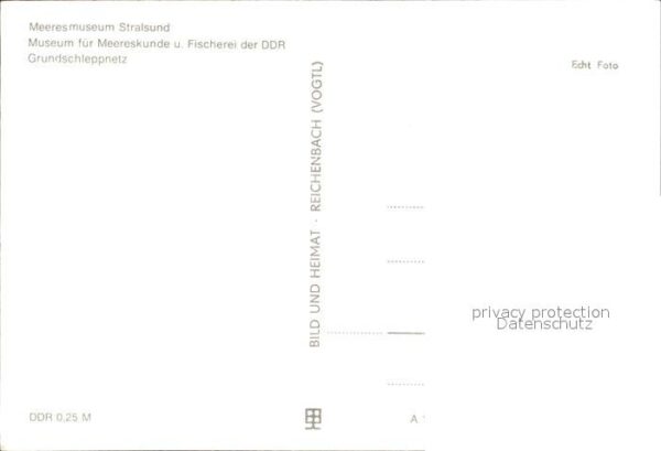 Stralsund Mecklenburg Vorpommern Meeresmuseum Grundschleppnetz – Bild 2