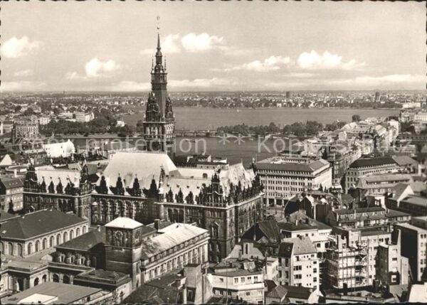 Hamburg Blick über die Stadt