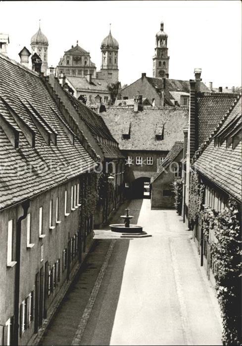 Augsburg Fuggerei Mittlere Gasse Ochsengasse Rat