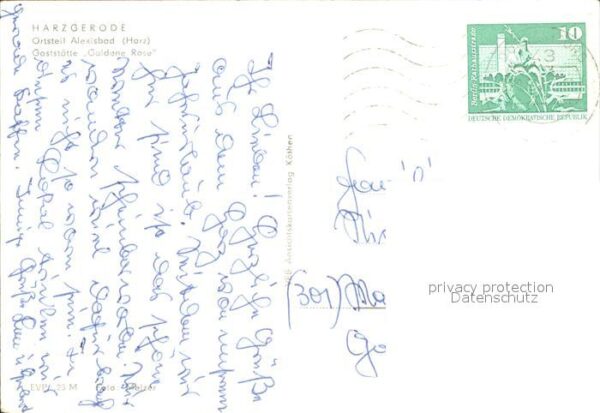 Harzgerode OT Alexisbad Gaststätte Goldene Rose – Bild 2