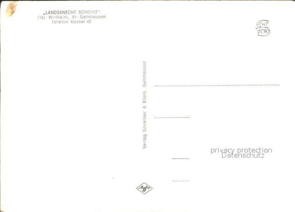 Wirtheim Landsknecht Schenke Gaststube – Bild 2