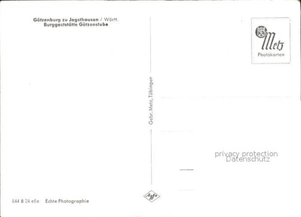Jagsthausen Jagst Götzenburg Burggaststätte Götzenstube – Bild 2