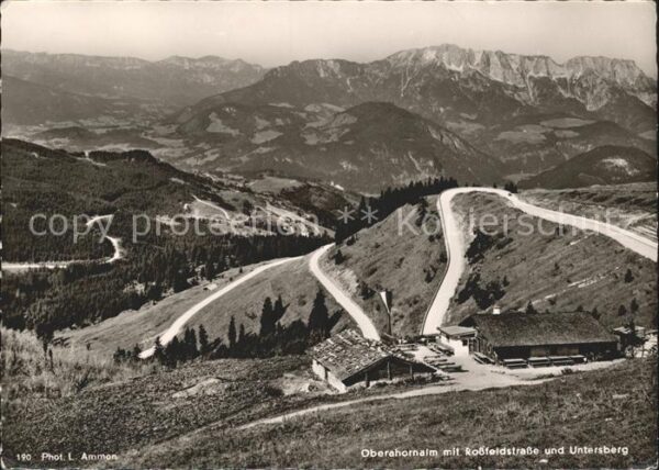 Oberahorn Oberahornalm mit Rossfeldstrasse und Un