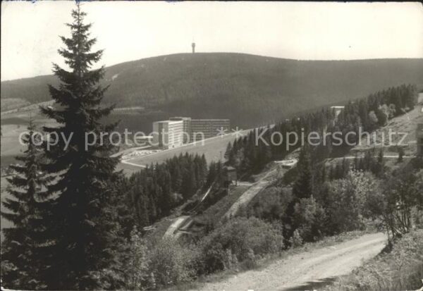 Oberwiesenthal Erzgebirge FDGB Erholungsheim am Fichtelberg mit K