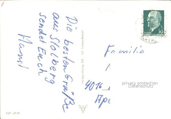 Stolberg Harz FDGB Erholungsheim Comenius – Bild 2