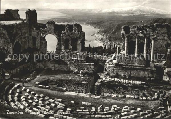 Taormina Sizilien Teatro Antico Scena