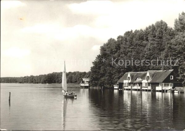 Wusterhausen Dosse Bootshäuser am Klempowsee