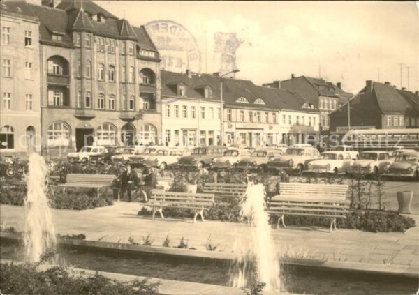 Brandenburg Havel Neustädter Markt Springbrunnen