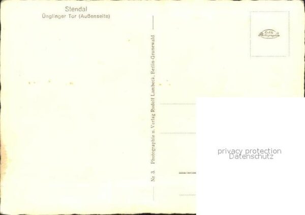 Stendal Ünglinger Tor Aussenseite – Bild 2
