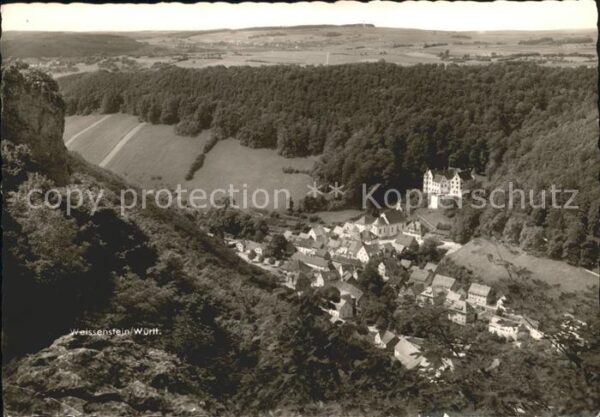 Weissenstein Lauterstein Totalansicht Haus der Erholung Sonnenha