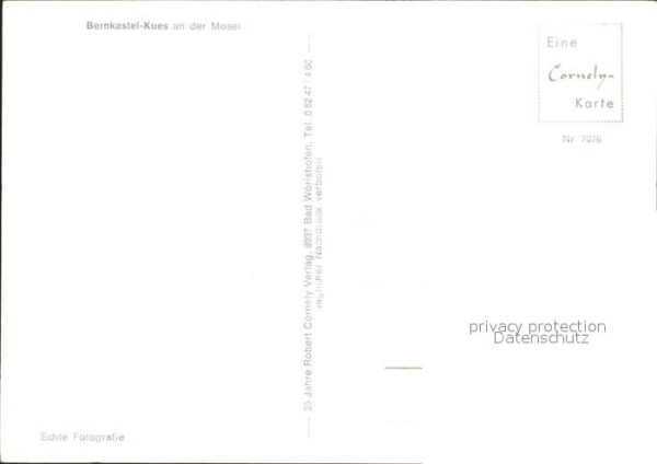 Bernkastel-Kues Mosel Totalansicht – Bild 2