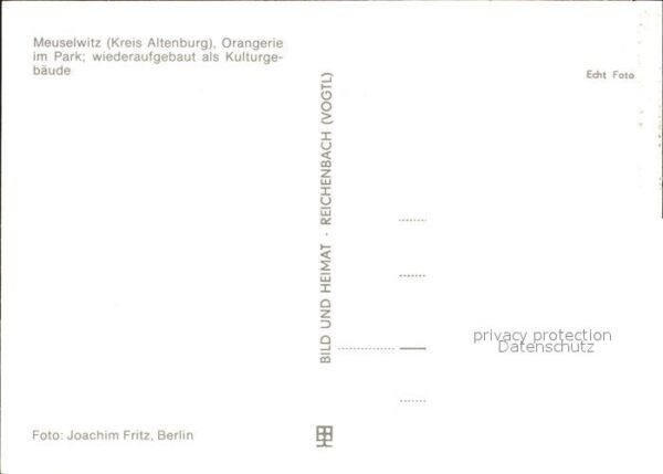 Meuselwitz Orangerie im Park – Bild 2