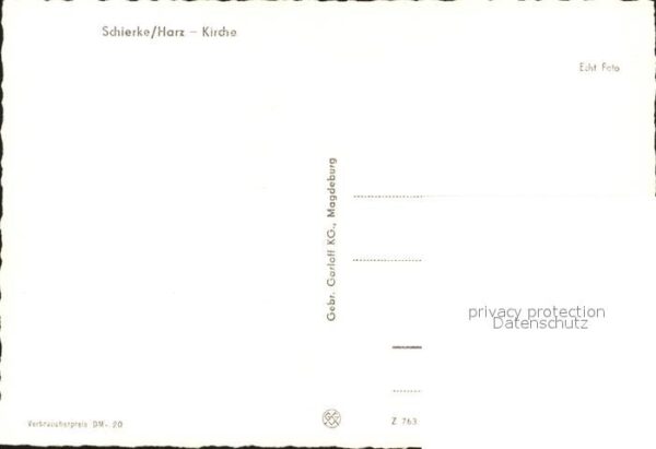 Schierke Harz Kirche – Bild 2