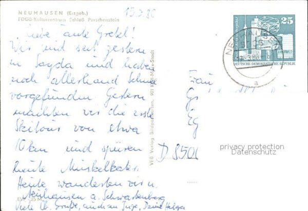 Neuhausen Erzgebirge FDGB Kulturzentrum Schloss Purschenstei – Bild 2