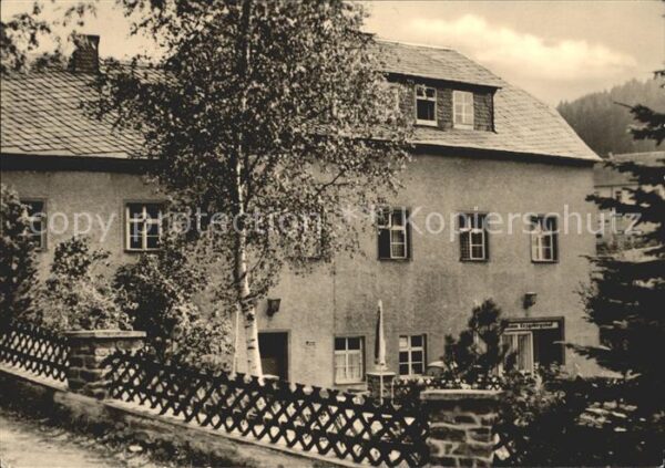 Schmalzgrube Ferienheim Erzgebirgshof VEB Mülsen