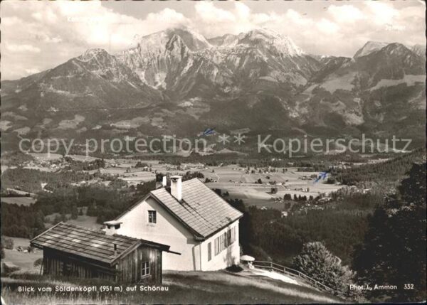 Schoenau Berchtesgaden Blick vom Söldenköpfl
