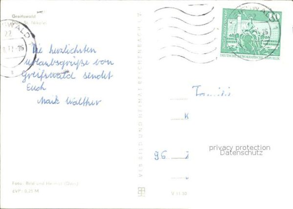 Greifswald Mecklenburg Vorpommern Dom St Nikolai – Bild 2