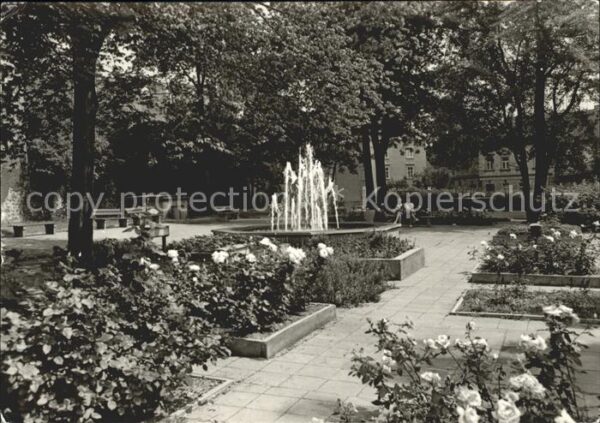 Grossenhain Sachsen Anlagen an der Karl Maria von Weber All