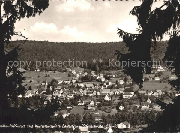 Baiersbronn Schwarzwald Totalansicht