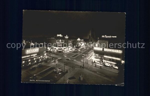 Berlin Kurfürstendamm bei Nacht