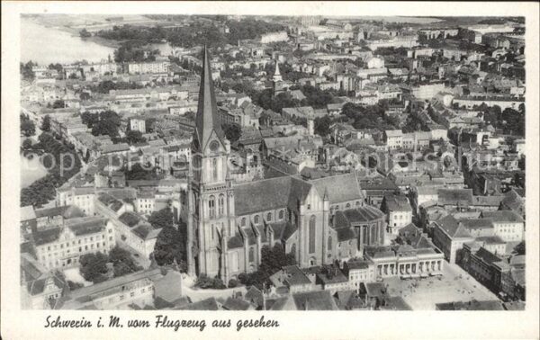 Schwerin Mecklenburg Fliegeraufnahme