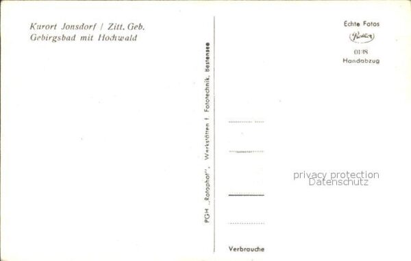 Jonsdorf Gebirgsbad Hochwald – Bild 2