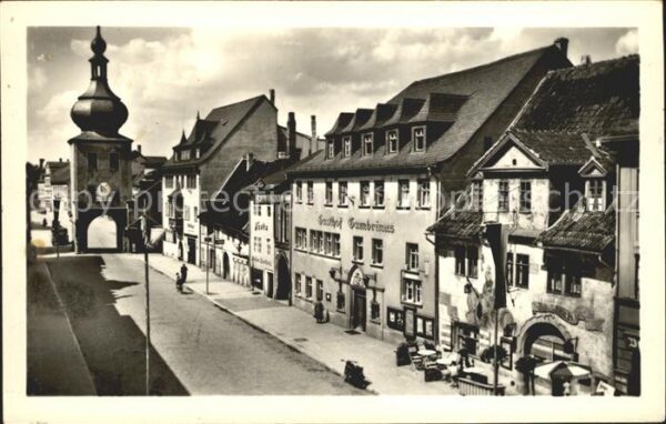 Saalfeld Saale Blankenburger Strasse Loch Gasthaus Gam