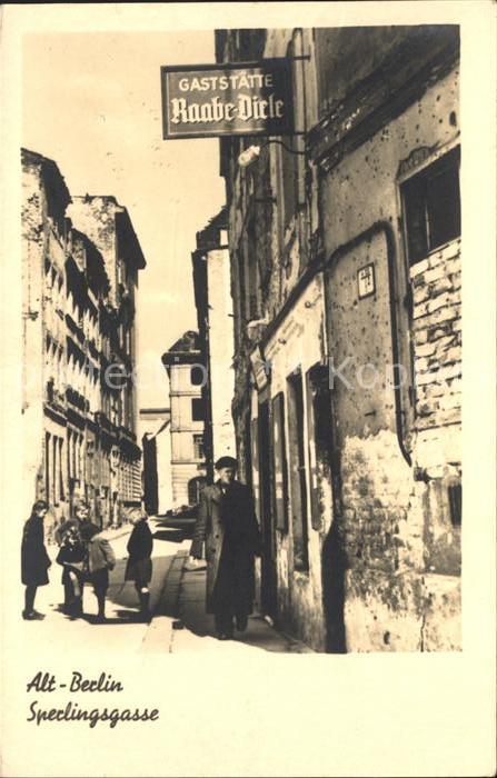 Berlin Alt-Berlin Sperlingsgasse Gaststätte Ra