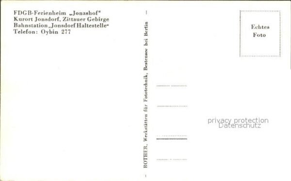 Jonsdorf FDGB-Ferienheim Jonashof – Bild 2