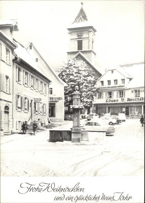 Kandern Marktplatz Löwen-Apotheke