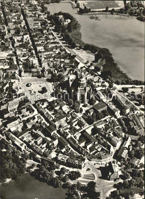 Stralsund Mecklenburg Vorpommern Altstadt Fliegeraufnahme