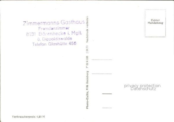 Baerenhecke Zimmermanns Gasthaus – Bild 2