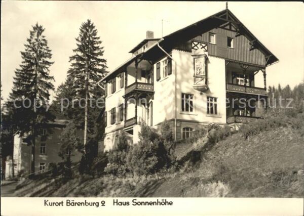 Baerenburg Sachsen Haus Sonnenhöhe
