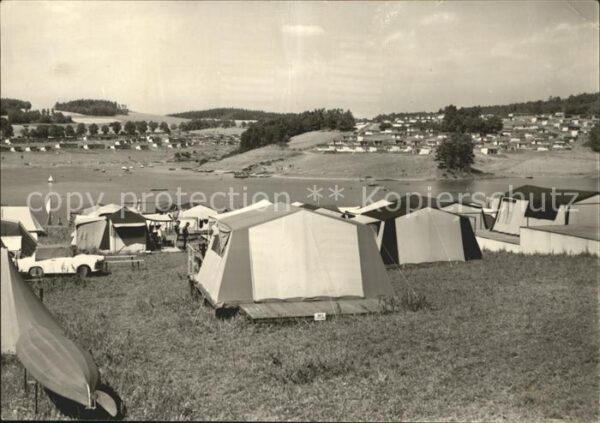 Plauen Vogtland Pöhler Talsperre Zeltplatz Camping