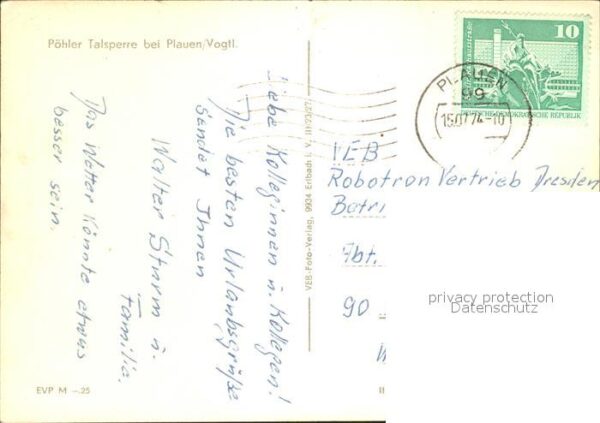 Plauen Vogtland Pöhler Talsperre Zeltplatz Camping – Bild 2