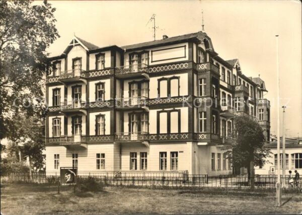 Ahlbeck Ostseebad FDGB-Erholungsheim Kurt Bürger