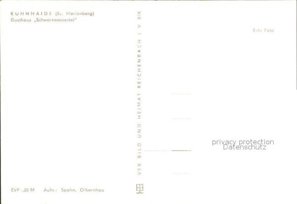 Kuehnhaide Marienberg Gasthaus Schwarzwassertal – Bild 2