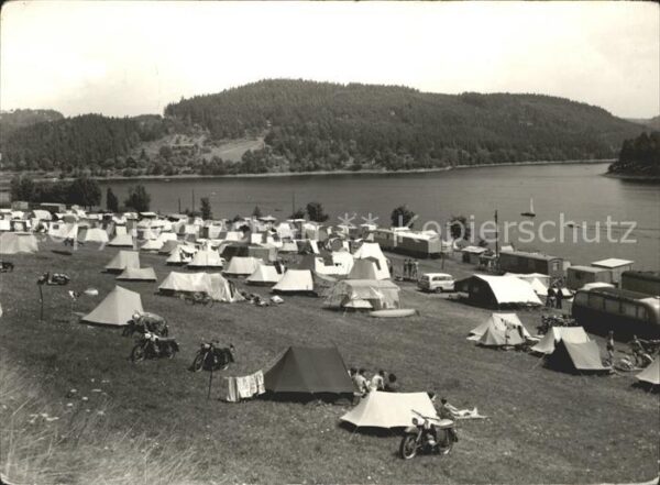 Saalburg Saale Stausee Bleilochsperre Campingplatz