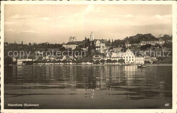 Meersburg Bodensee Ortsansicht