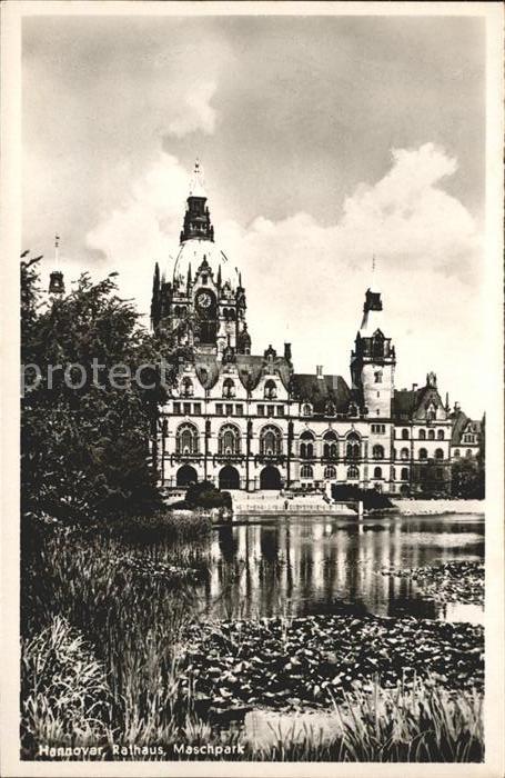 Hannover Rathaus Maschpark