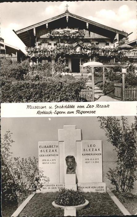 Rottach-Egern Museum und Grabstätte von Leo Slezak
