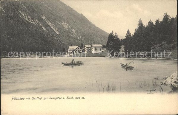 Plansee mit Gasthof zur Seespitze