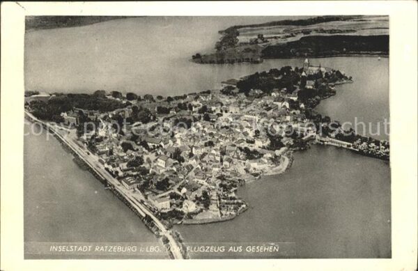 Ratzeburg Inselstadt Fliegeraufnahme